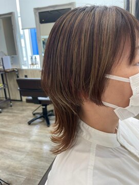 ウィスプヘアー(wisp HAIR) #ショート#マッシュウルフ#ハイライト