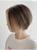 ハンサムショート/フェイスフレーミング