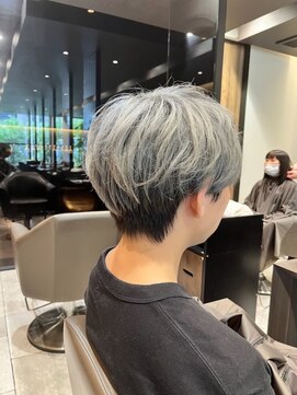 アイフィールアヴェダ 船堀店(i feel AVEDA) 【中村】韓流モテヘア♪ハイツートーンシルバー