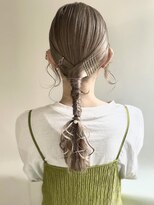 エル セルカ 高田馬場(el CERCA)&nbsp;結婚式ヘアセット×タイトポニーテール【el CERCA高田馬場】