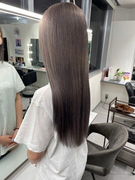 キング 梅田(K!ng) 【梅田】ミルクティーベージュ髪質改善トリートメントエクステ