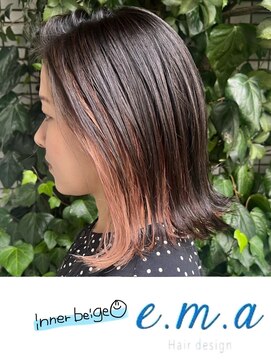 エマヘアデザイン(e.m.a Hair design) インナーベージュ