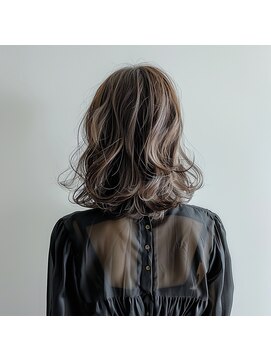 【コテ巻き風パーマ】デジタルパーマ