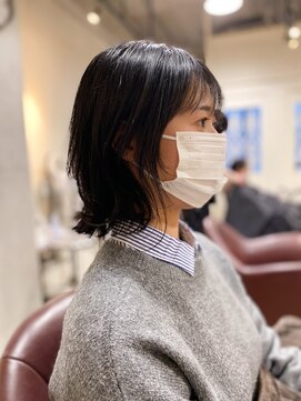 シュク 高円寺(SYUK) SYUK kazu 【高円寺 顔まわりカット 髪質改善 ハイライト 】