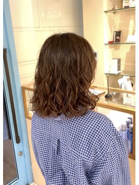 シアン 栄店(CYAN.) 大きめカール×medium style【大石】