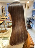 髪質改善ストレート