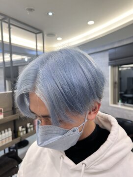 アレンヘアー 函館店(ALLEN hair) 水色、paleblue