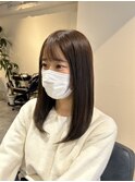 髪質改善縮毛矯正+透明感カラー+カット