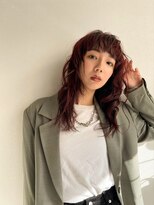 ヘアサロン セロ(Hair Salon SERO)&nbsp;【セロ姫路】ラフウェーブ_顔まわりローライト