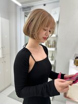 ガガ 心斎橋(GAGA)&nbsp;韓国/ハイトーンカラー/ワンホンヘア/レイヤーカット/髪質改善