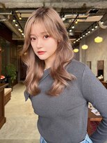 ロンドカスティーヨ 四日市(Lond castillo)&nbsp;【前川薫子】韓国風レイヤー ヘーゼルベージュ ミルクティー