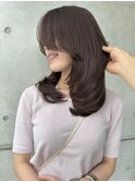 大人韓国風ワンカールミディアムレイヤー:Keita Hamaguchi