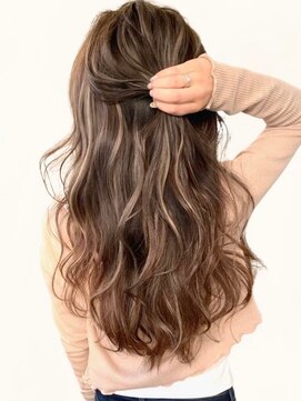 ジルブラン 京都(JIL BLAN) ハイライトバレイヤージュダブルカラーケアブリーチ20代30代