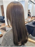 簡単で綺麗に見えるワンカールレイヤーカットオリーブ