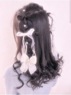 ヘアセット専門店 ナゴミ 池袋店(nagomi) リボン編みたらし