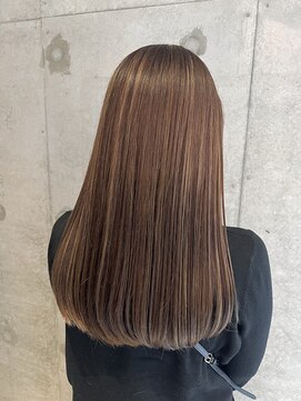 プラスシー(+C) ハイライトでクリーミーベージュ！福岡ハイライト/福岡ベージュ