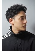 ソフトツイストアップバング