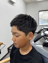 アンドヘアサロン(AND hair salon)&nbsp;刈り上げショート/スパイキーショート/小学生＠