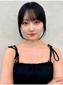 韓国レイヤー/ワインレッド/マロンベージュ/イメチェン/吉祥寺