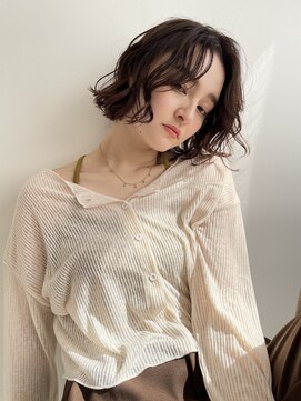 グランリンク(Grand Link) 大人可愛いゆるふわボブ/ショコラブラウン