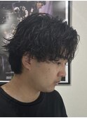 メンズツーブロック/シャドウパーマ【平日 新規様限定 ¥12500】