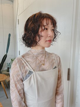 ネイビー(nvy) プードルパーマ