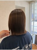 切りっぱなしボブ