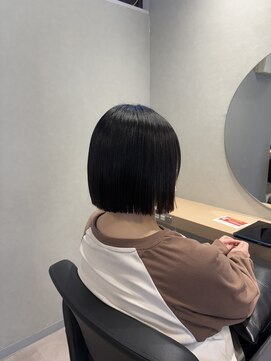 モク 川口店(mok) 切りっぱなしボブ