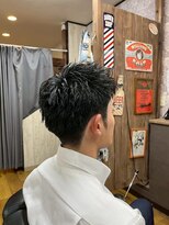 アールズ ヘア(R's hair)&nbsp;MEN’S HAIR/サーフカール/刈り上げセンターパート/印西