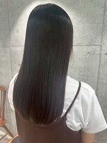 ルース(LOOSE) 【下田健太】切りっぱなしボブインナーカラーシルバーベージュ