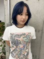 キオクエコ(KIOX eko) ネイビーブルー/レイヤーボブ/名古屋ボブ