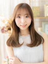 カバーヘア ブリス 大宮西口(COVER HAIR bliss)&nbsp;マロンベージュ/韓国風/内巻きストレート/アッシュベージュg