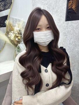 LOE【ロエ】大宮 イメチェン/アンブレラカラー/前髪/ピンクベージュ[大宮]