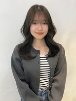 アクシス 栄店(`AXIS)&nbsp;森崎ワンホンレイヤー/ミルクティーブロンド/ダークブルー/栄