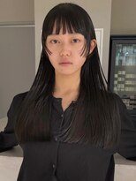 ホヌン 茅ヶ崎(Honnun) 【20代30代40代】顔周りお洒落◇黒髪ロングストレート