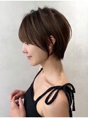 ナチュラルショート/ミルクティーベージュ/30代40代50代