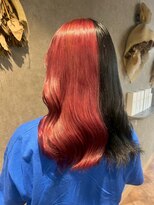 パーミル ヘア クマモト(permille ‰ hair Kumamoto) ブラック×ビビットピンク