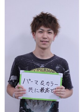 ルーミールーム(RoomieRoom) メンズヘア/ブラウン/髪質改善/爽やか/韓国風/パーマ/20代30代