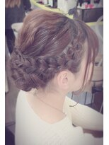 ビューティーサロンワタナベ 本店&nbsp;編み込み ヘアーセット