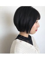 ノイン(noine)&nbsp;ダークミントアッシュのショートボブ