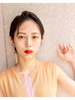 ヘアーアンドアトリエ マール(Hair&Atelier Marl)&nbsp;【Marl】濡れ髪ショートに赤リップメイク☆