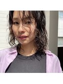 ミディアムパーマ