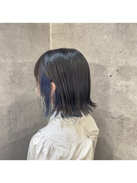 ミエルヘアーエスト 新宿店(mielhair est) インナカラー×外ハネボブ【新宿】