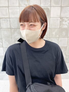 トゥコ(tuco) オレンジ ブラウン ボブ