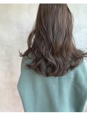 [kichi.] セミロング×ミントベージュ