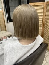 カフェアンドビューティー エスト 越谷(cafe&beauty est) ブロンズボブ