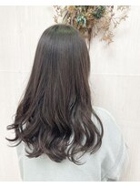 プランタン(Printemps)&nbsp;バウンシーカール無造作ウェーブロングアッシュカラー