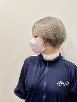 ラフューネ ヨコハマ(Raffune Yokohama) ホワイトベージュ×丸みショート/Raffune Yokohama高田祐樹