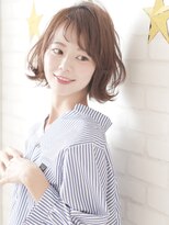 コーエン(cowen) デジタルパーマでゆるふわ感を♪切りっぱなしボブ☆30代40代50代