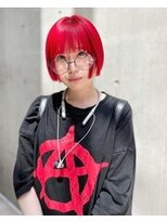 ディア(.eer) 【.eer/ディア】原色カラー/切りっぱなし×レッド